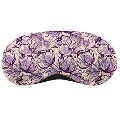 Vegetable Cabbage Purple Flower Sleeping Masks by Mariart