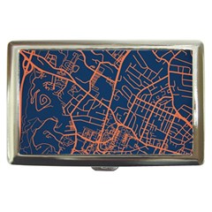 Virginia Map Art City Cigarette Money Cases by Mariart