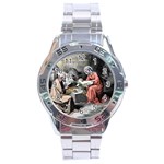 The birth of Christ Stainless Steel Analogue Watch Front
