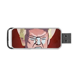 Donald Trump Pop Art President Usa Portable Usb Flash (one Side) by BangZart