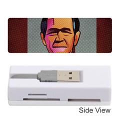 George W Bush Pop Art President Usa Memory Card Reader (stick)  by BangZart