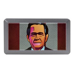 George W Bush Pop Art President Usa Memory Card Reader (mini) by BangZart
