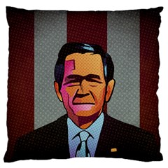 George W Bush Pop Art President Usa Standard Flano Cushion Case (two Sides) by BangZart