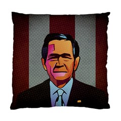 George W Bush Pop Art President Usa Standard Cushion Case (one Side) by BangZart