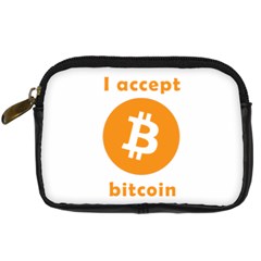 I Accept Bitcoin Digital Camera Cases by Valentinaart