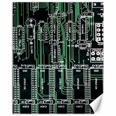 Printed Circuit Board Circuits Canvas 11  X 14   by Celenk