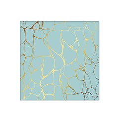 Mint,gold,marble,pattern Satin Bandana Scarf by NouveauDesign