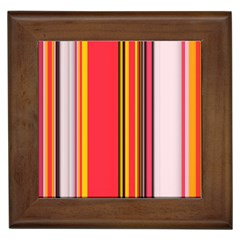 Abstract Background Pattern Textile Framed Tiles by Celenk