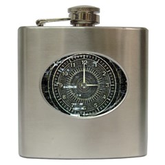Time Machine Science Fiction Future Hip Flask (6 Oz) by Celenk