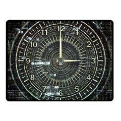 Time Machine Science Fiction Future Fleece Blanket (small) by Celenk
