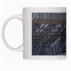 Ducting Construction Industrial White Mugs by Celenk