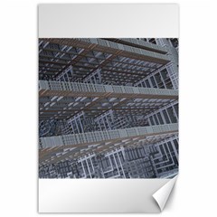 Ducting Construction Industrial Canvas 24  X 36  by Celenk