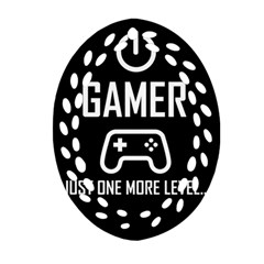 Gamer Ornament (oval Filigree) by Valentinaart