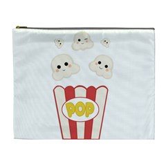 Cute Kawaii Popcorn Cosmetic Bag (xl) by Valentinaart