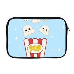 Cute Kawaii Popcorn Apple Macbook Pro 17  Zipper Case by Valentinaart