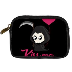 Cute Grim Reaper Digital Camera Cases by Valentinaart