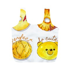 Cute Bread Full Print Recycle Bags (m)  by KuriSweets