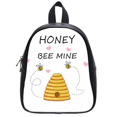 Bee Mine Valentines Day School Bag (small) by Valentinaart