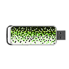 Flat Tech Camouflage Reverse Green Portable Usb Flash (one Side) by jumpercat