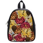 Octopus Floral School Bag (Small) Front
