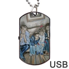The Nobodies Dog Tag Usb Flash (one Side) by redmaidenart