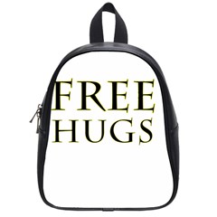 Freehugs School Bag (small) by cypryanus