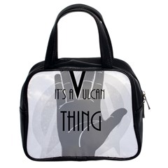 Vulcan Thing Classic Handbags (2 Sides) by Howtobead