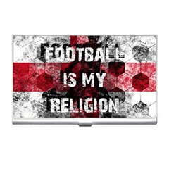 Football Is My Religion Business Card Holders by Valentinaart