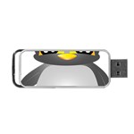 Cute Penguin Animal Portable USB Flash (Two Sides) Back