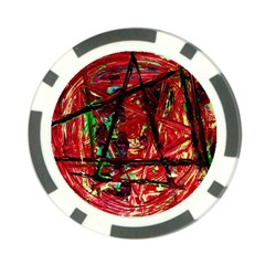 Sacred Marks Poker Chip Card Guard by bestdesignintheworld