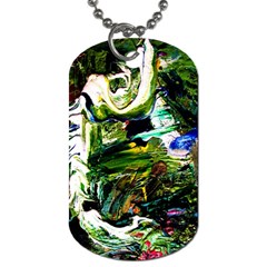 Bow Of Scorpio Before A Butterfly 8 Dog Tag (one Side) by bestdesignintheworld