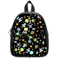 Space Pattern School Bag (small) by Valentinaart
