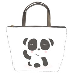 Panda Bear Funny Cute Bucket Bags by Simbadda