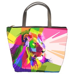 Animal Colorful Decoration Lion Bucket Bags by Simbadda