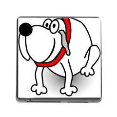 Dog Animal Pet Grin Sit Happy Memory Card Reader (square) by Nexatart