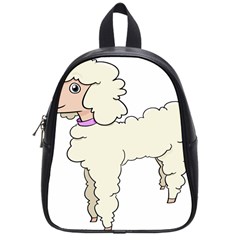 Poodle Dog Breed Cute Adorable School Bag (small) by Nexatart
