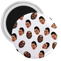 Crying Kim Kardashian 3  Magnets by Valentinaart