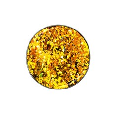 Birch Tree Yellow Leaves Hat Clip Ball Marker by FunnyCow