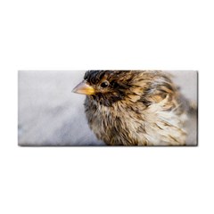 Funny Wet Sparrow Bird Hand Towel by FunnyCow