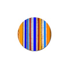 Colorful Wood And Metal Pattern Golf Ball Marker (10 Pack) by FunnyCow