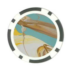 Sun Bubble Poker Chip Card Guard by WILLBIRDWELL