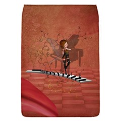 Cute Fairy Dancing On A Piano Removable Flap Cover (s) by FantasyWorld7