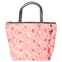 Pink Crochet Bucket Bag by snowwhitegirl
