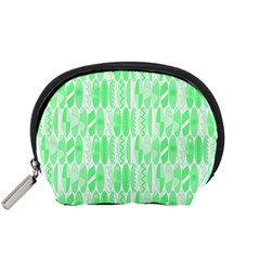 Bright Lime Green Colored Waikiki Surfboards  Accessory Pouch (small) by PodArtist