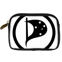 Logo Of Pirate Party Australia Digital Camera Leather Case by abbeyz71
