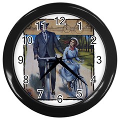 Bicycle 1763283 1280 Wall Clock (black) by vintage2030