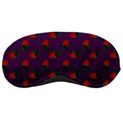 Red Roses Purple Sleeping Masks by snowwhitegirl