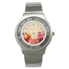 Flower 1646035 1920 Stainless Steel Watch by vintage2030