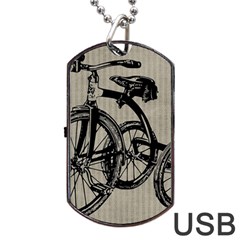 Tricycle 1515859 1280 Dog Tag Usb Flash (one Side) by vintage2030