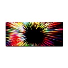 Color Background Structure Lines Hand Towel by Simbadda